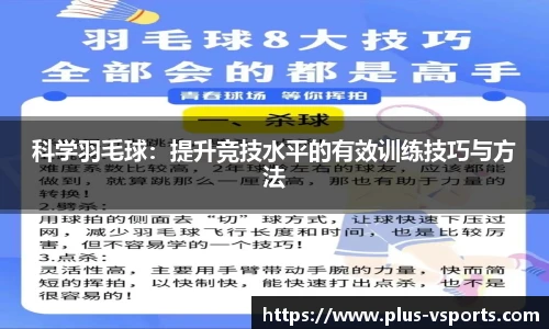 科学羽毛球:提升竞技水平的有效训练技巧与方法